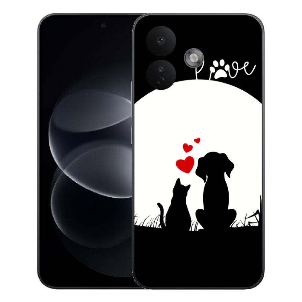 mmCase gél tok a Xiaomi Redmi Note 17 Pro 5G-hez – állatszeretet