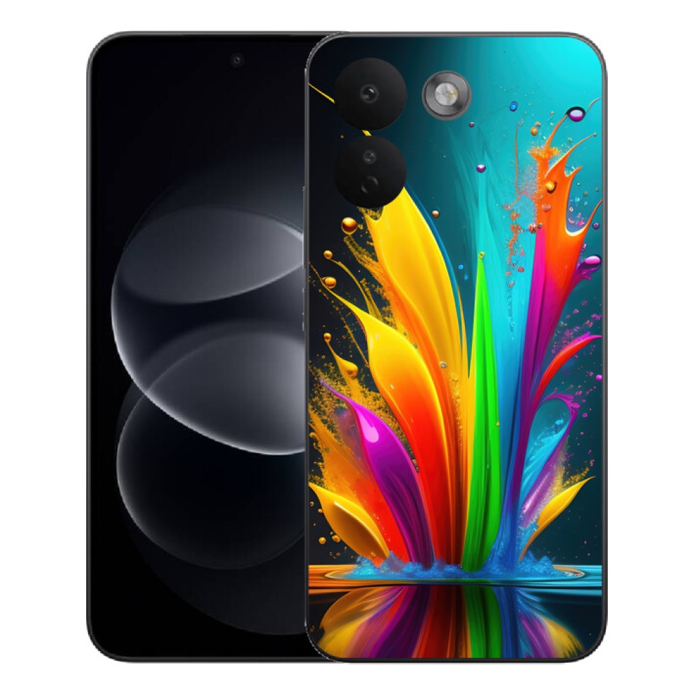 mmCase gél tok a Xiaomi Redmi Note 17 Pro Max 5G-hez – absztrakt motívum 1