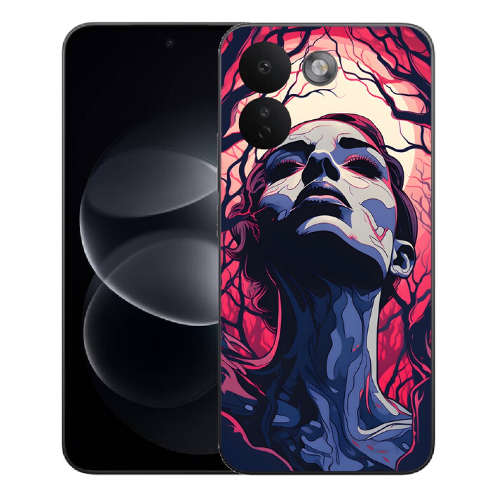 mmCase gél tok a Xiaomi Redmi Note 17 Pro Max 5G-hez – absztrakt arc