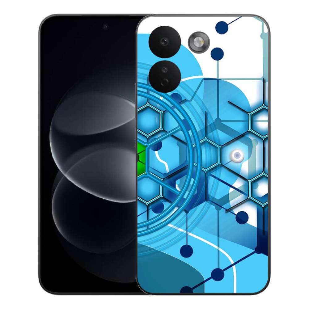 mmCase gél tok a Xiaomi Redmi Note 17 Pro Max 5G-hez – absztrakt minta 2