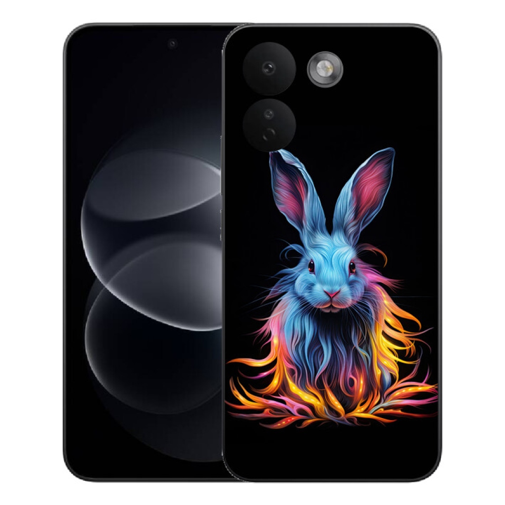 mmCase gél tok a Xiaomi Redmi Note 17 Pro Max 5G-hez – absztrakt nyúl