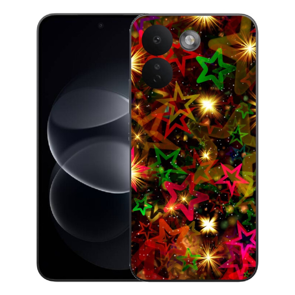 mmCase gél tok a Xiaomi Redmi Note 17 Pro Max 5G-hez – színes csillagok