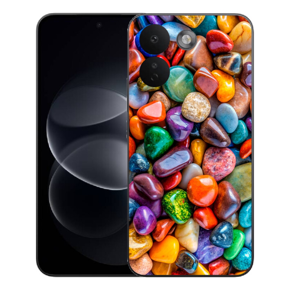 mmCase gél tok a Xiaomi Redmi Note 17 Pro Max 5G-hez – színes strasszokkal