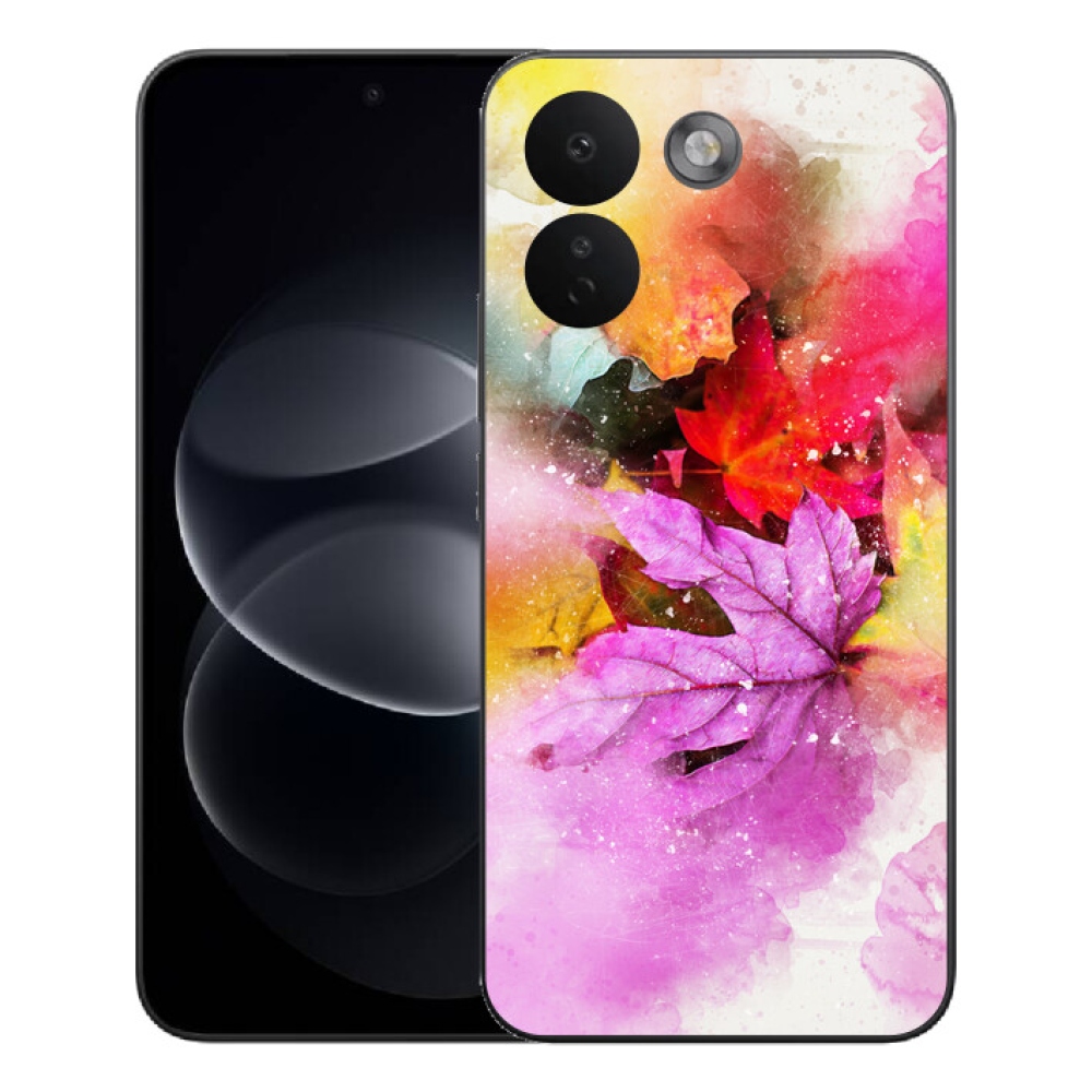 mmCase gél tok a Xiaomi Redmi Note 17 Pro Max 5G-hez – színes levelek