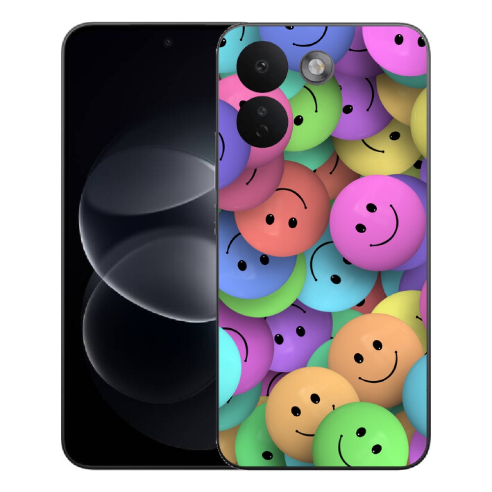 mmCase gél tok a Xiaomi Redmi Note 17 Pro Max 5G-hez – színes smiley-k