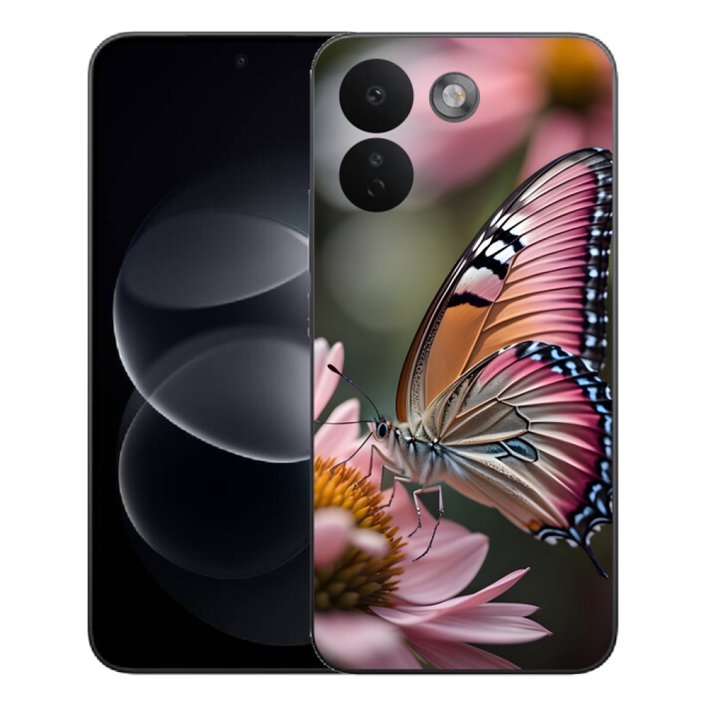mmCase géltok a Xiaomi Redmi Note 17 Pro Max 5G-hez – színes pillangó
