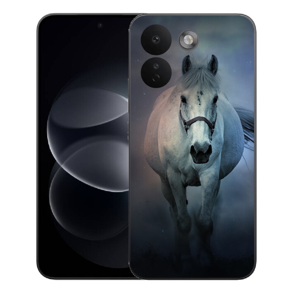 mmCase gél tok a Xiaomi Redmi Note 17 Pro Max 5G-hez – futó fehér ló