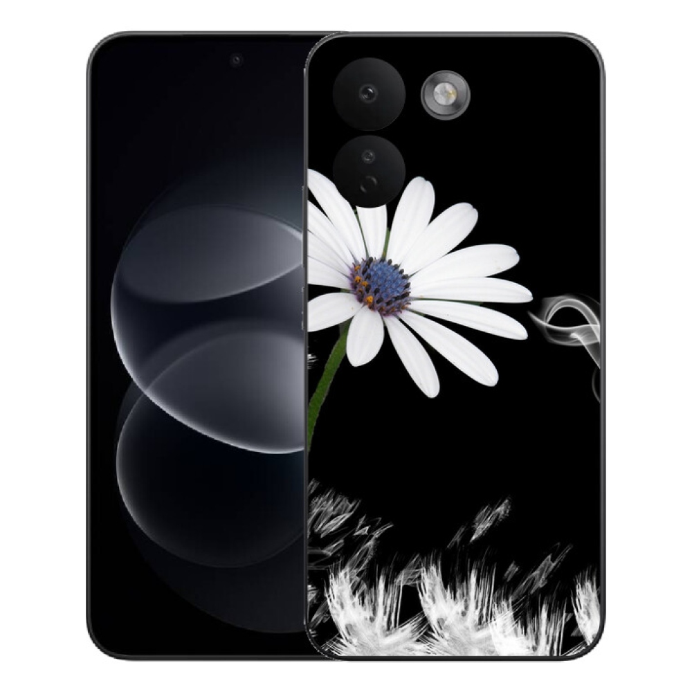 mmCase gél tok a Xiaomi Redmi Note 17 Pro Max 5G-hez – fehér virág