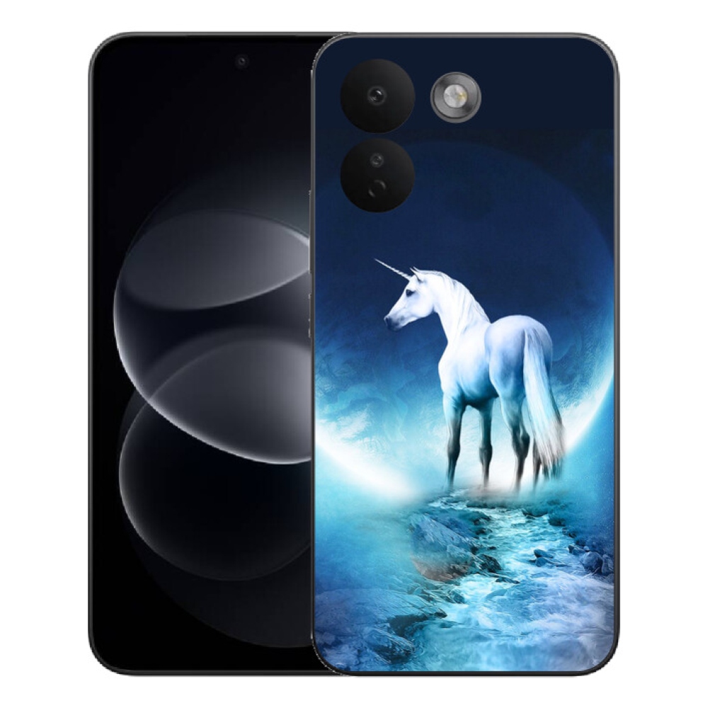 mmCase géltok a Xiaomi Redmi Note 17 Pro Max 5G-hez – fehér egyszarvú