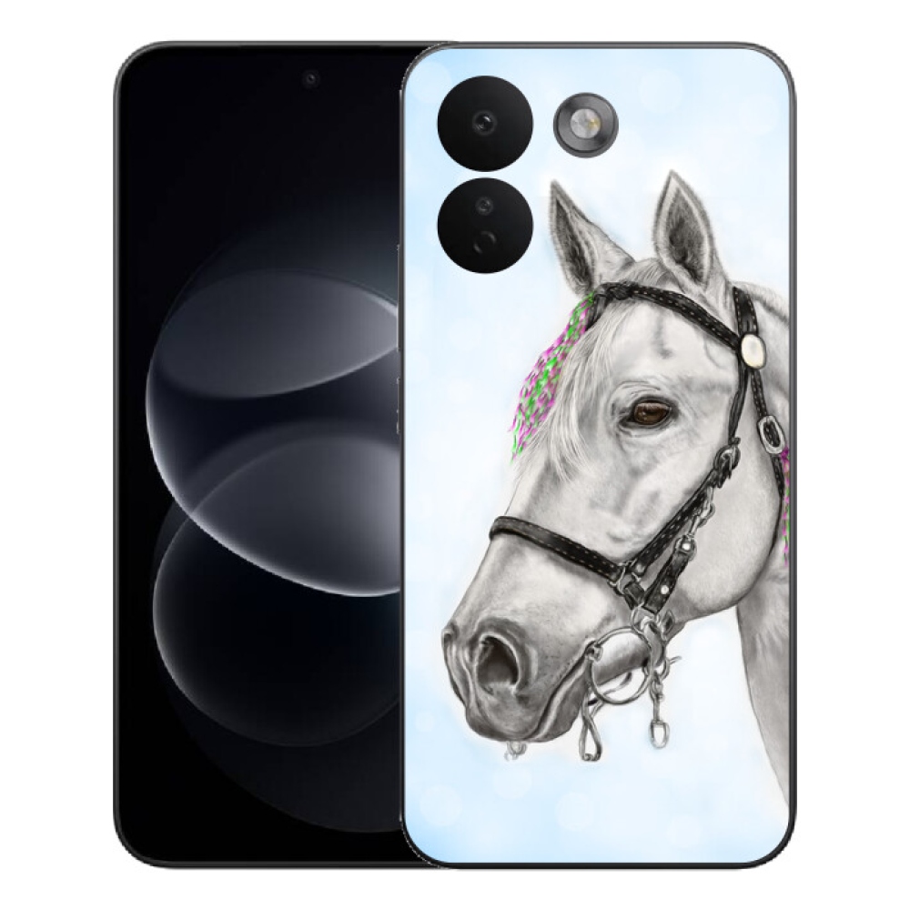 mmCase géltok a Xiaomi Redmi Note 17 Pro Max 5G-hez – fehér ló 1