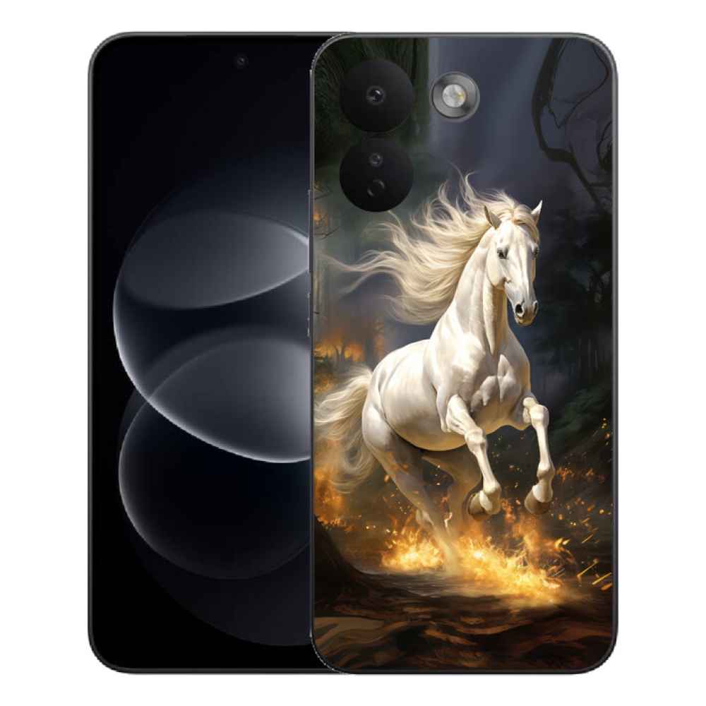 mmCase géltok a Xiaomi Redmi Note 17 Pro Max 5G-hez – fehér ló 2