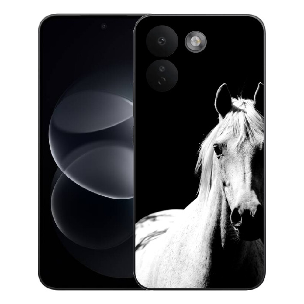 mmCase gél tok a Xiaomi Redmi Note 17 Pro Max 5G-hez – fehér ló 5
