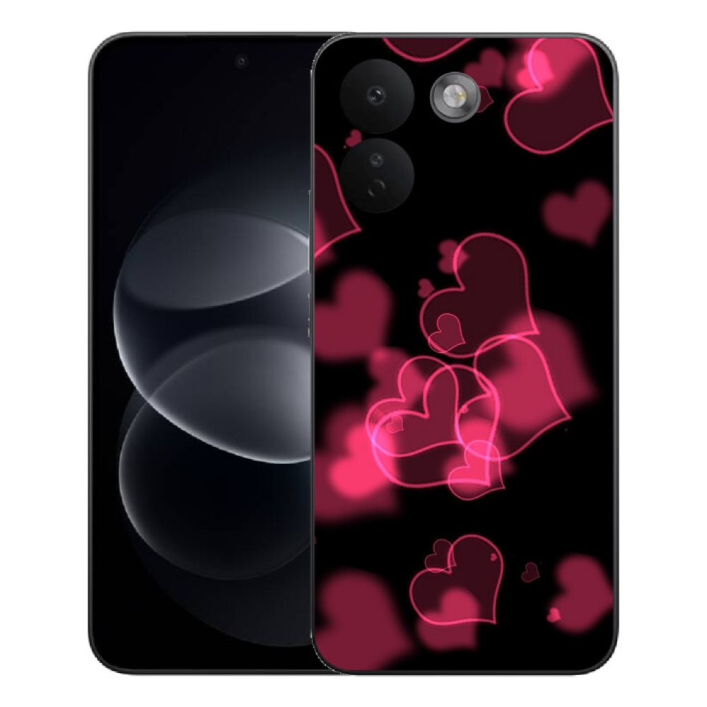 mmCase géltok a Xiaomi Redmi Note 17 Pro Max 5G-hez – piros szívecskék
