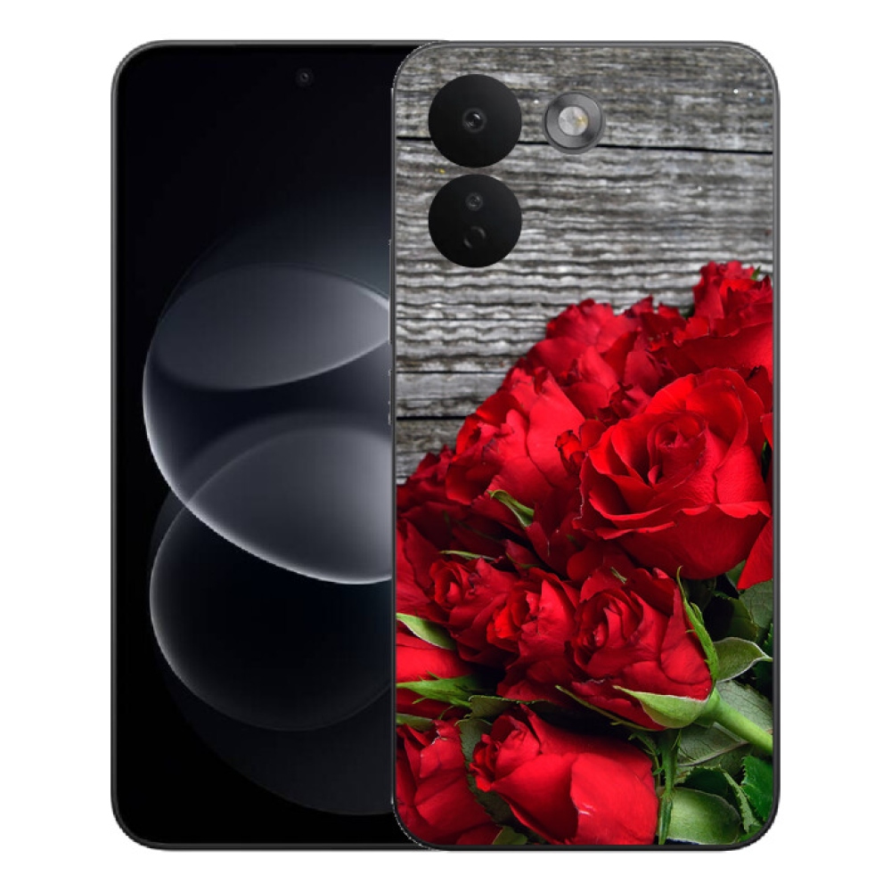 mmCase gél tok a Xiaomi Redmi Note 17 Pro Max 5G-hez – vörös rózsák