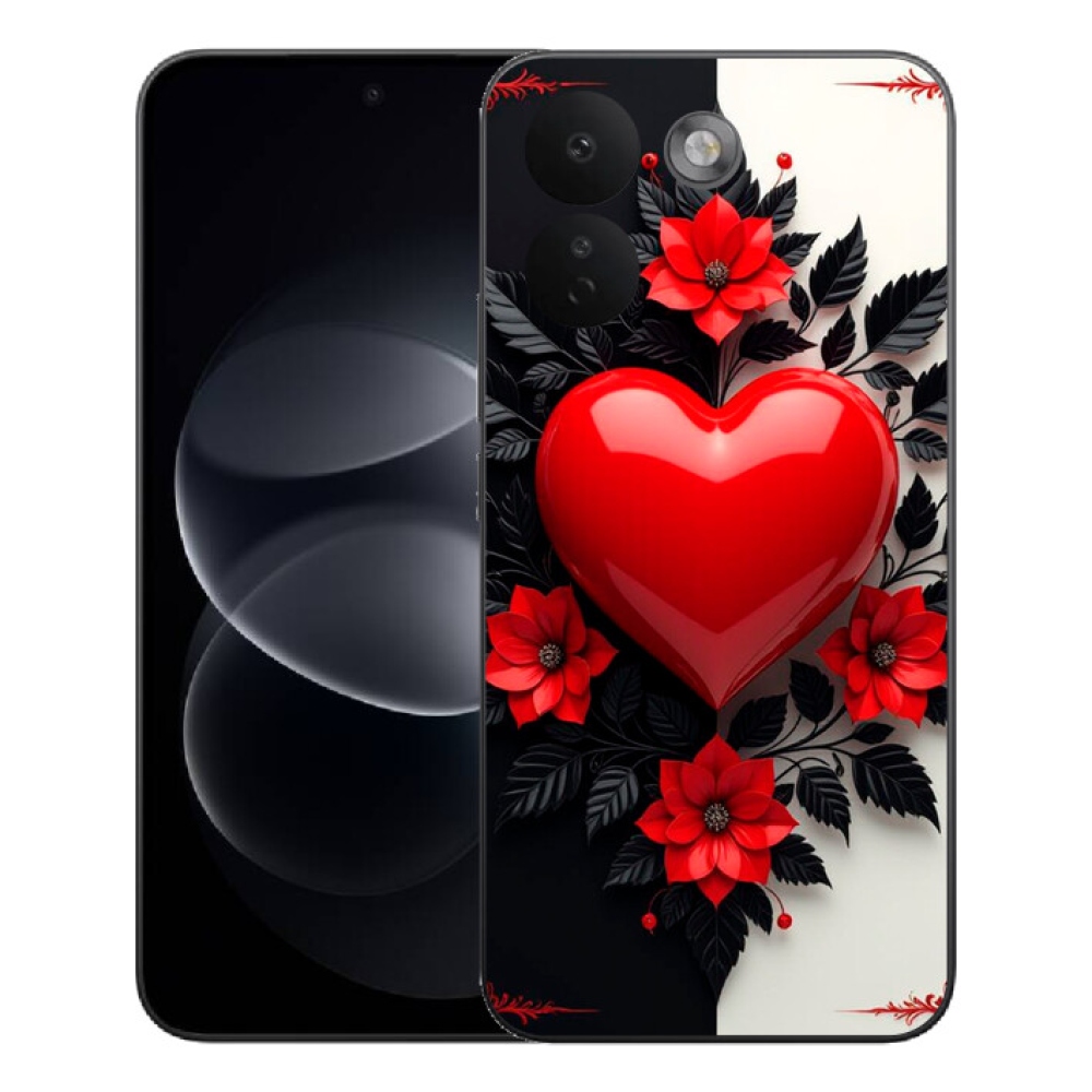 mmCase géltok a Xiaomi Redmi Note 17 Pro Max 5G-hez – piros szív