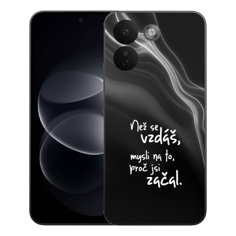mmCase géltok a Xiaomi Redmi Note 17 Pro Max 5G-hez – idézet 2, fekete háttérrel