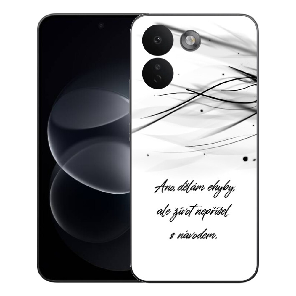 mmCase gél tok a Xiaomi Redmi Note 17 Pro Max 5G-hez – idézet fehér háttérrel