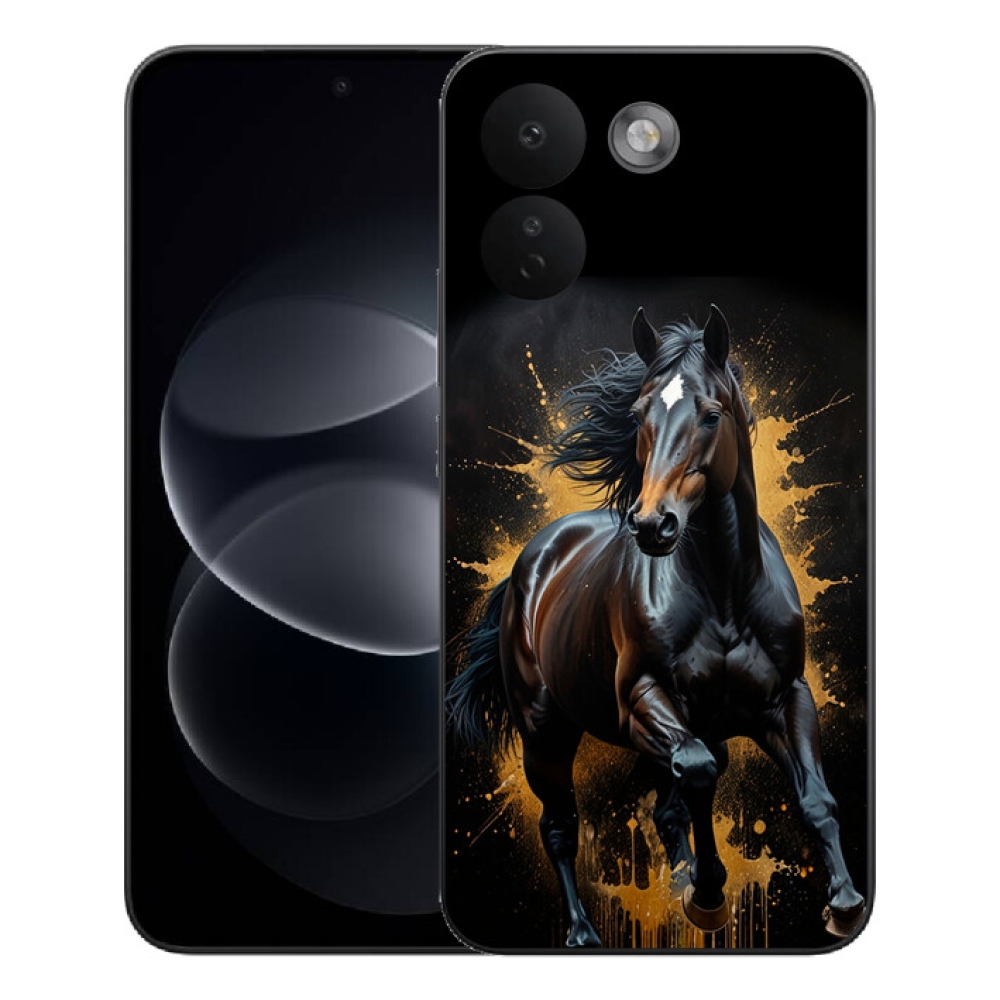 mmCase géltok a Xiaomi Redmi Note 17 Pro Max 5G-hez – elegáns fekete csikó
