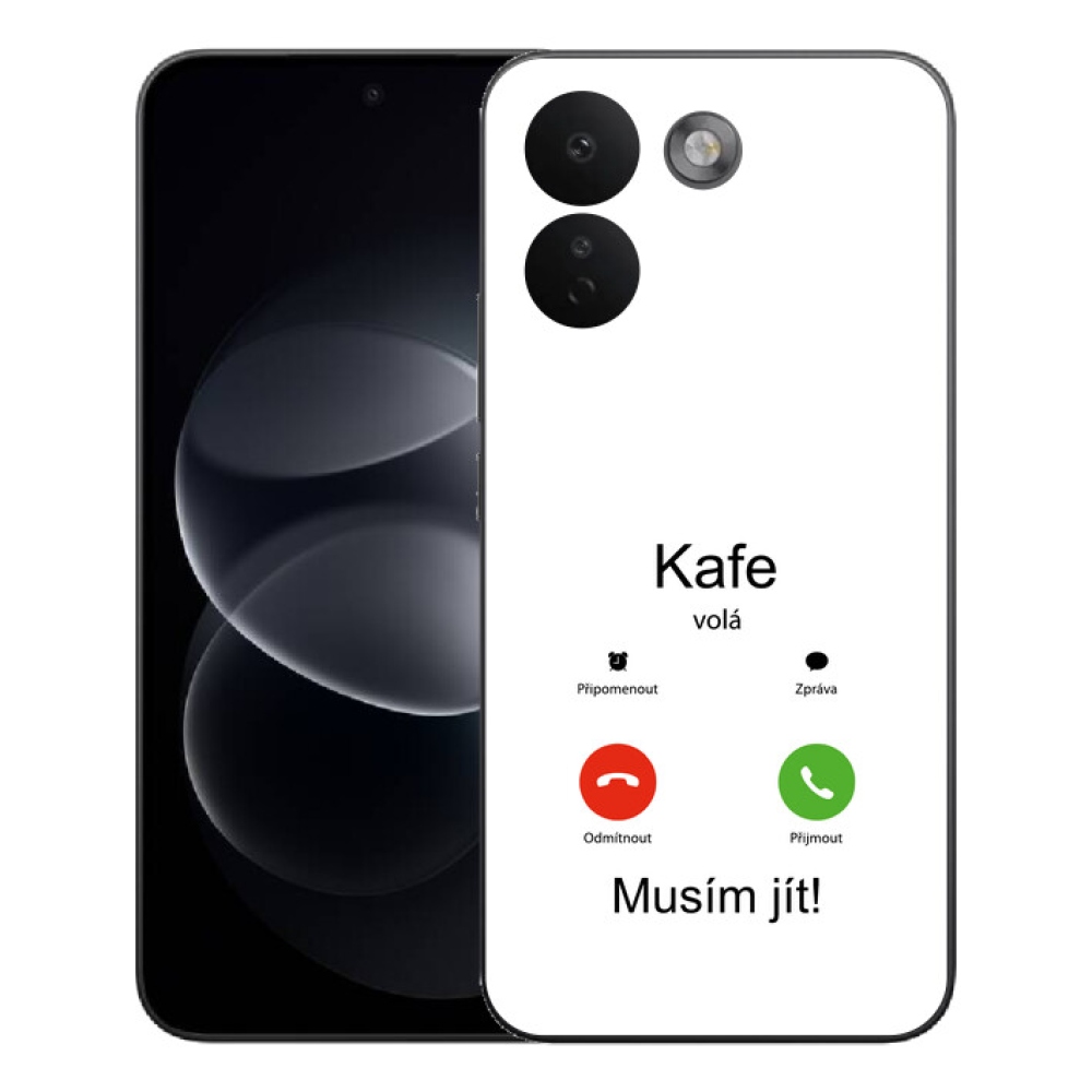 mmCase gél tok a Xiaomi Redmi Note 17 Pro Max 5G-hez – kávé színű, fehér háttérrel