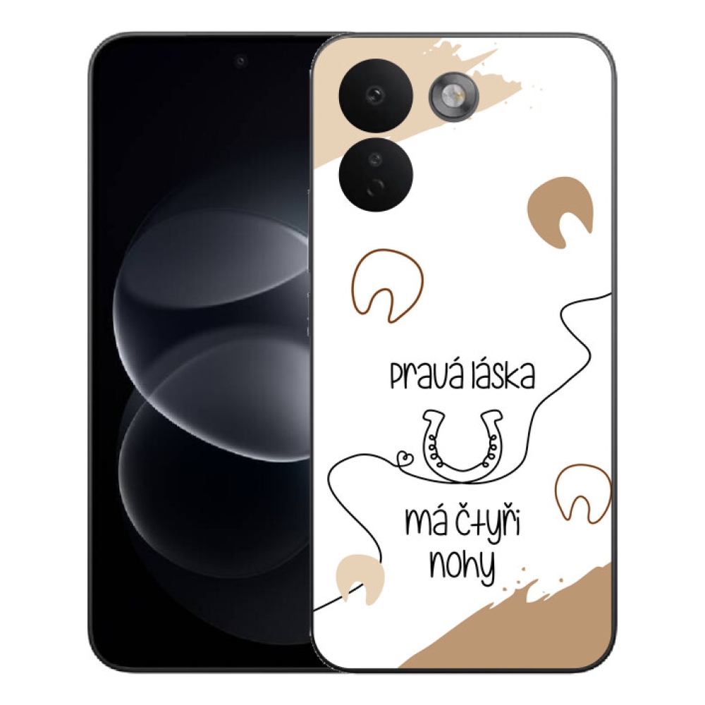 mmCase géltok a Xiaomi Redmi Note 17 Pro Max 5G-hez – ló motívum, fehér háttér