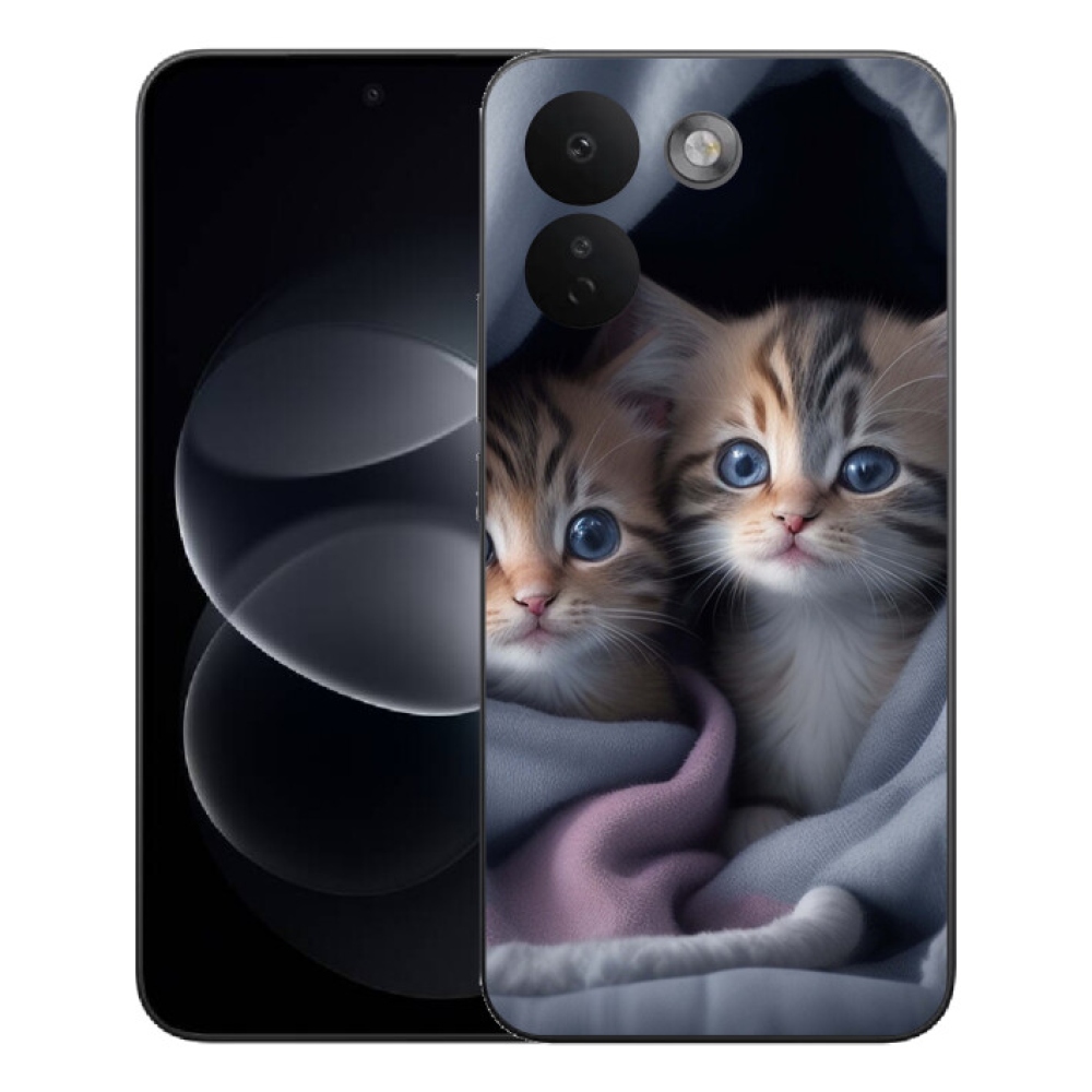 mmCase gél tok a Xiaomi Redmi Note 17 Pro Max 5G-hez – macska-duó 2