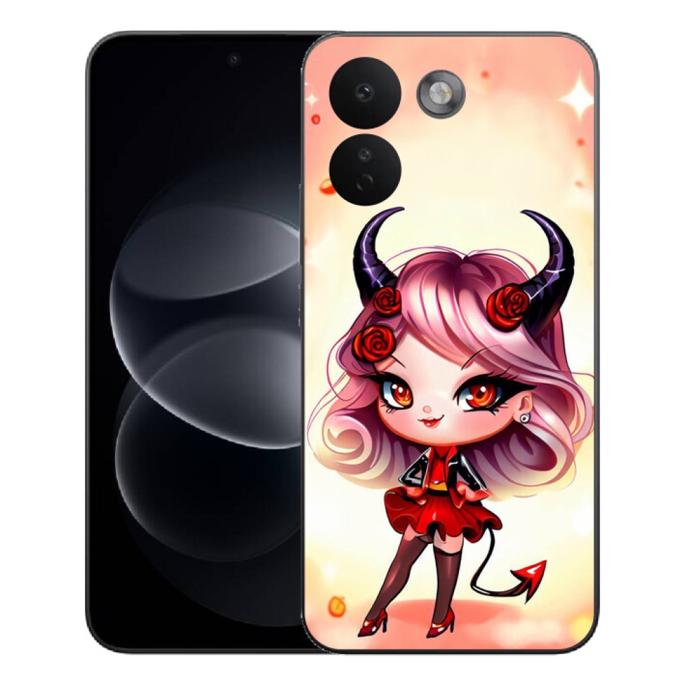 mmCase gél tok a Xiaomi Redmi Note 17 Pro Max 5G-hez – rajzolt kis ördögnő