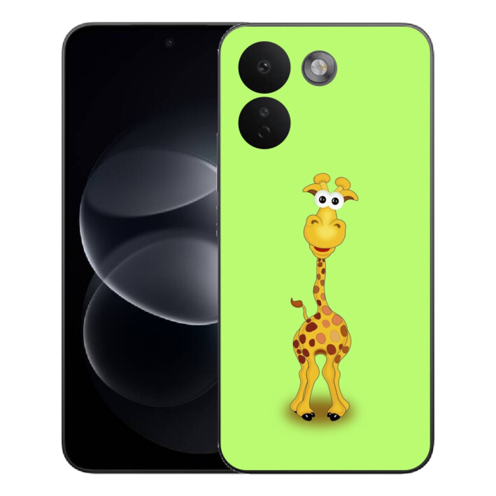 mmCase géltok a Xiaomi Redmi Note 17 Pro Max 5G-hez – rajzolt zsiráf