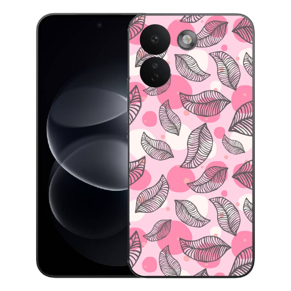 mmCase géltok a Xiaomi Redmi Note 17 Pro Max 5G-hez – rajzolt hulló levelek