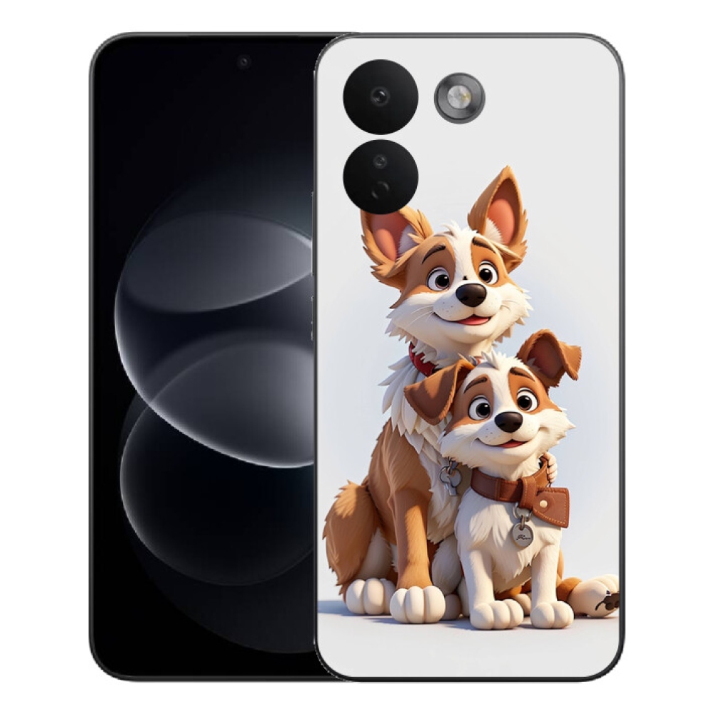 mmCase gél tok a Xiaomi Redmi Note 17 Pro Max 5G-hez – kutyás mintával
