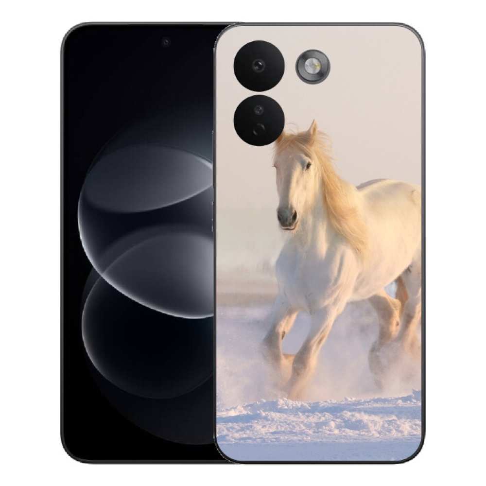 mmCase gél tok a Xiaomi Redmi Note 17 Pro Max 5G-hez – ló a hóban