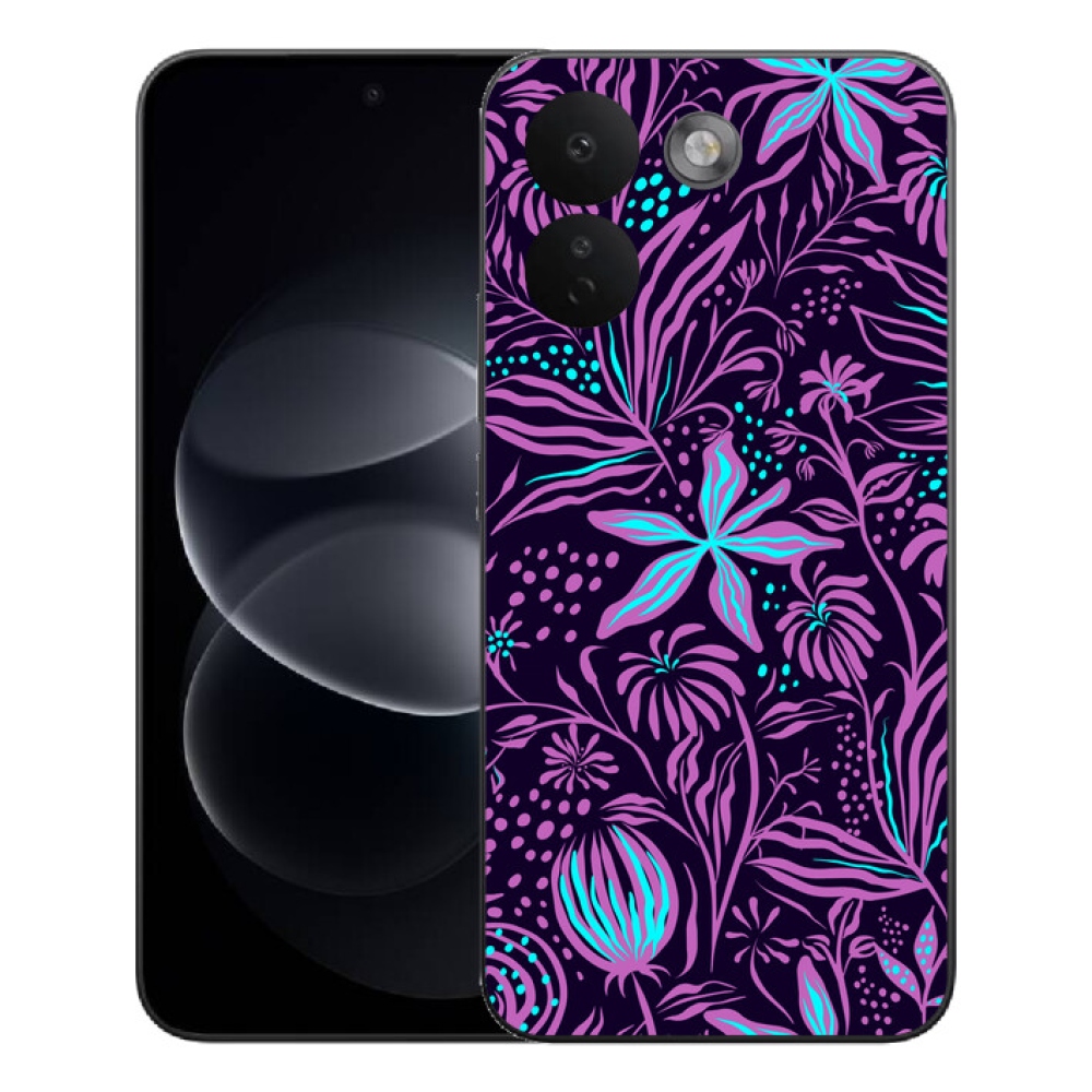 mmCase gél tok a Xiaomi Redmi Note 17 Pro Max 5G-hez – virágok 2