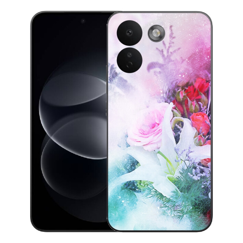 mmCase gél tok a Xiaomi Redmi Note 17 Pro Max 5G-hez – virágok 4