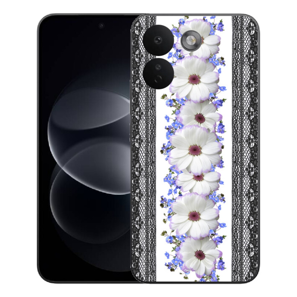 mmCase gél tok a Xiaomi Redmi Note 17 Pro Max 5G-hez – virágok 8