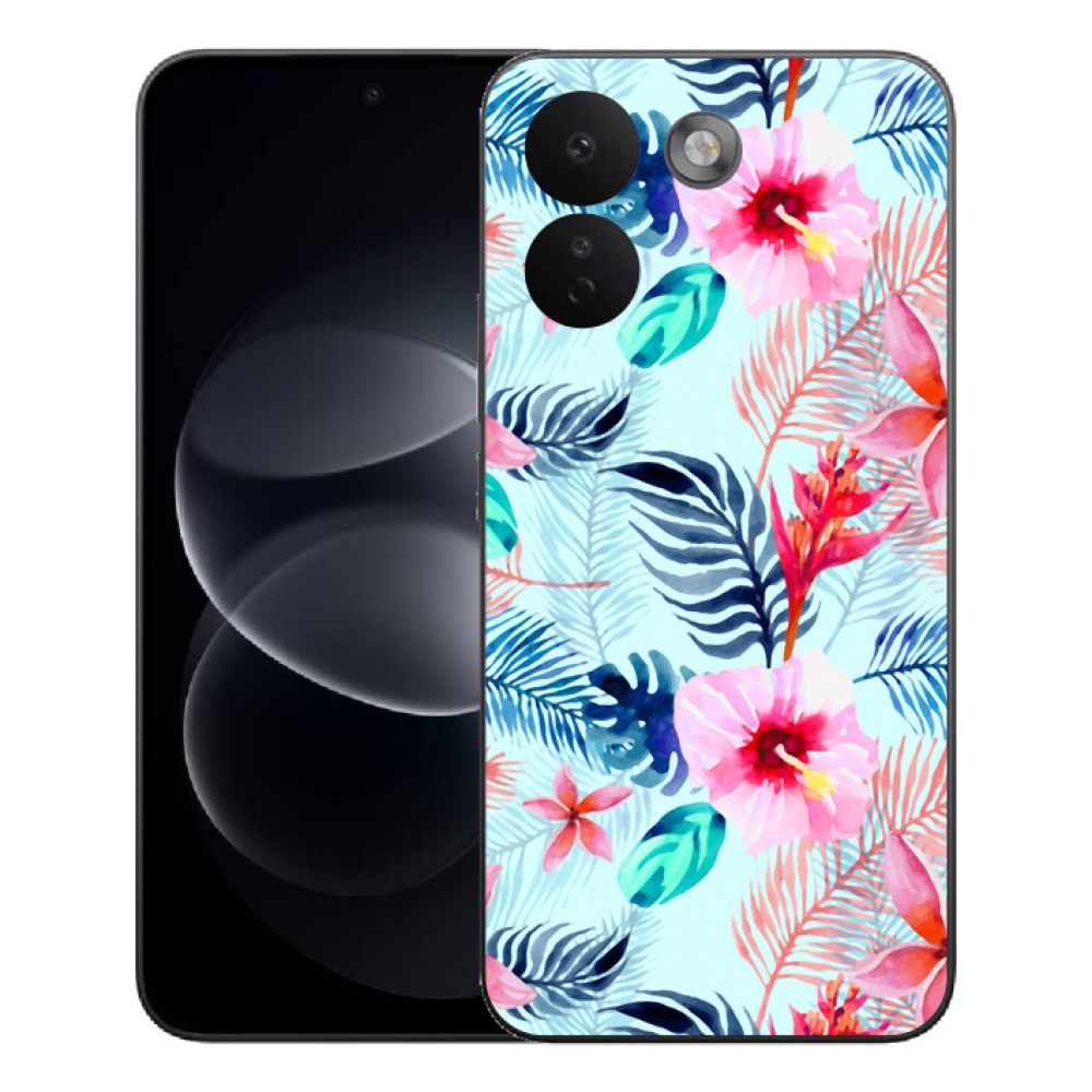 mmCase gél tok a Xiaomi Redmi Note 17 Pro Max 5G-hez – virágok
