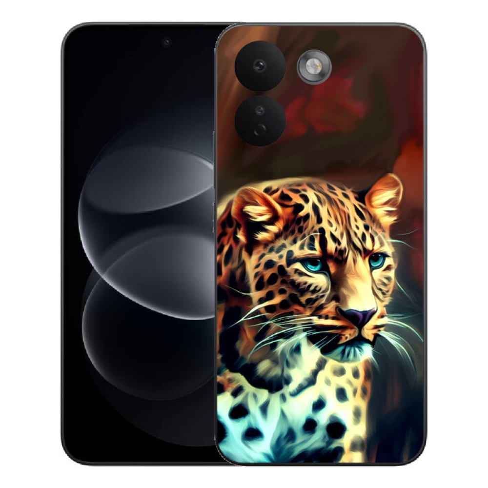 mmCase gél tok a Xiaomi Redmi Note 17 Pro Max 5G-hez – leopárdminta
