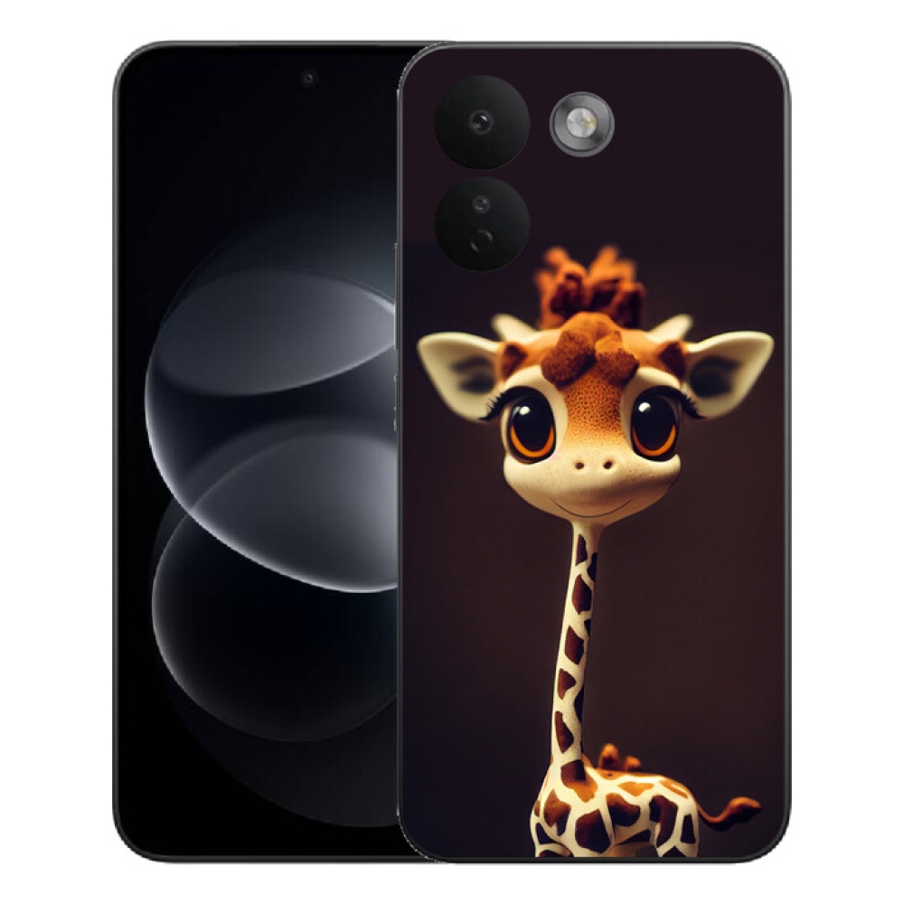 mmCase gél tok a Xiaomi Redmi Note 17 Pro Max 5G-hez – kis zsiráf