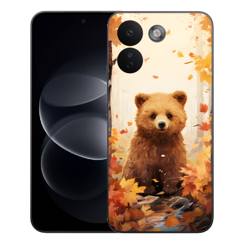 mmCase géltok a Xiaomi Redmi Note 17 Pro Max 5G-hez – medve az erdőben