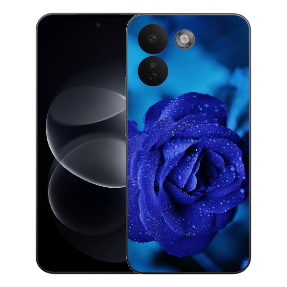 mmCase gél tok a Xiaomi Redmi Note 17 Pro Max 5G-hez – kék rózsa