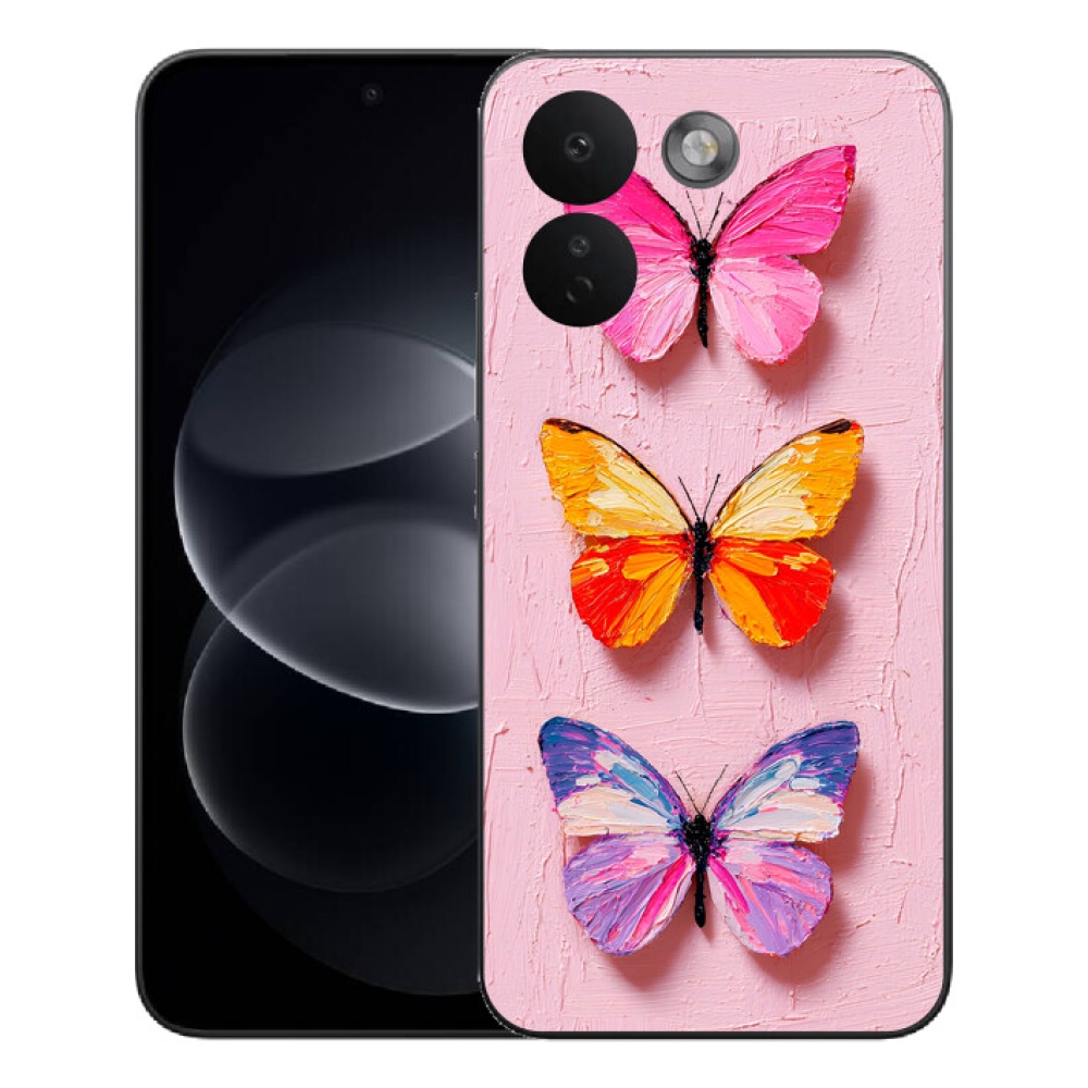 mmCase gél tok a Xiaomi Redmi Note 17 Pro Max 5G-hez – pillangós hármas