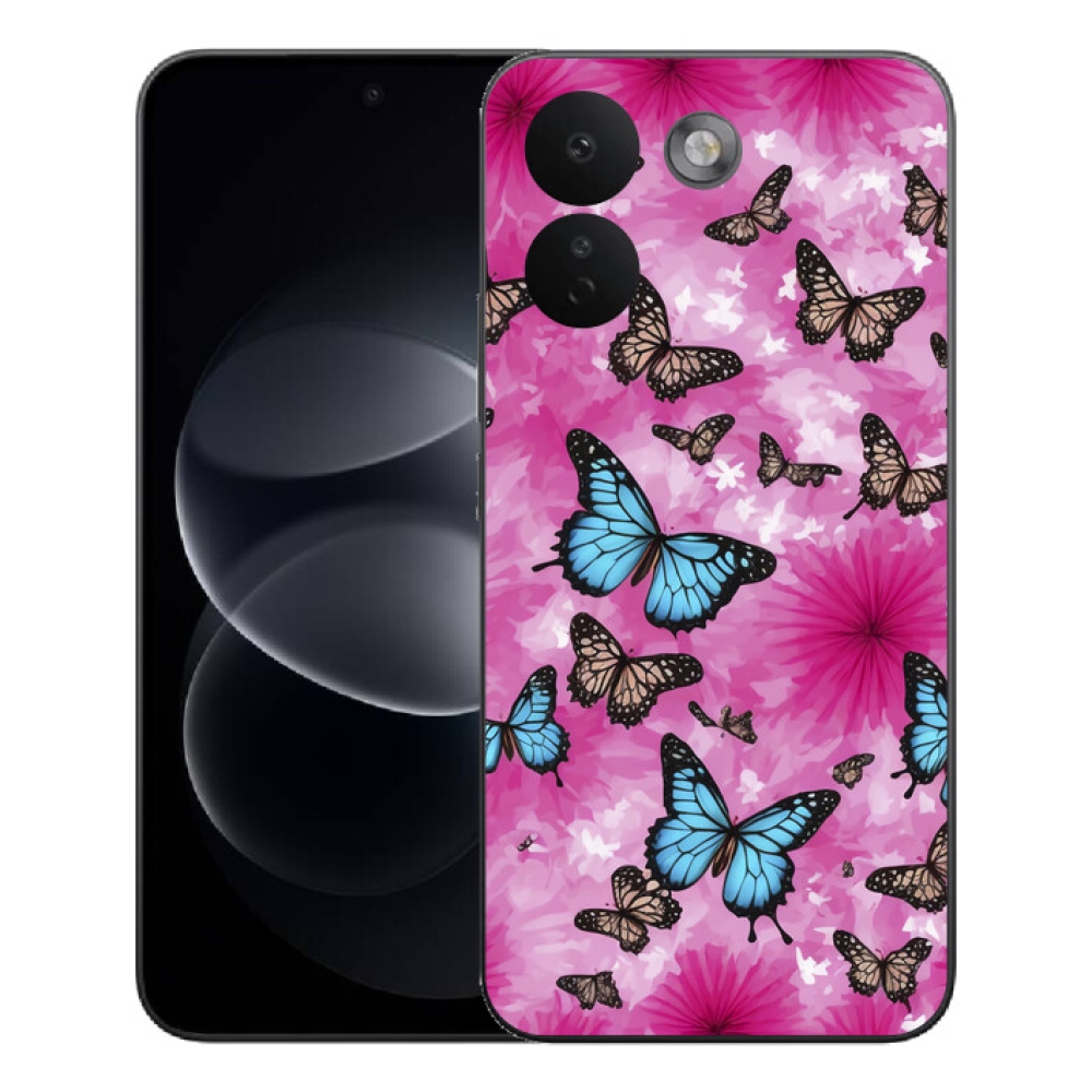 mmCase gél tok a Xiaomi Redmi Note 17 Pro Max 5G-hez – pillangókert