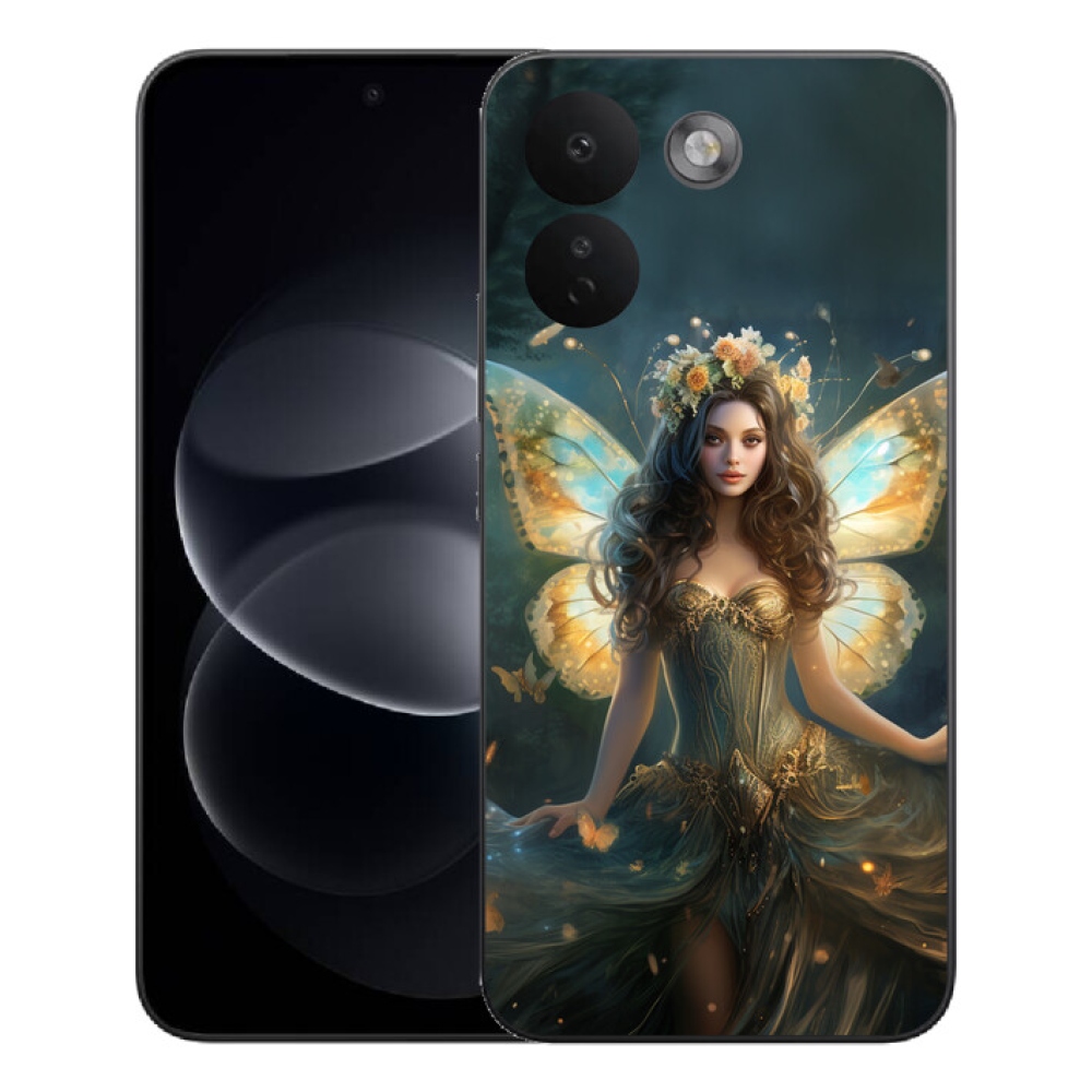 mmCase géltok a Xiaomi Redmi Note 17 Pro Max 5G-hez – pillangós nő