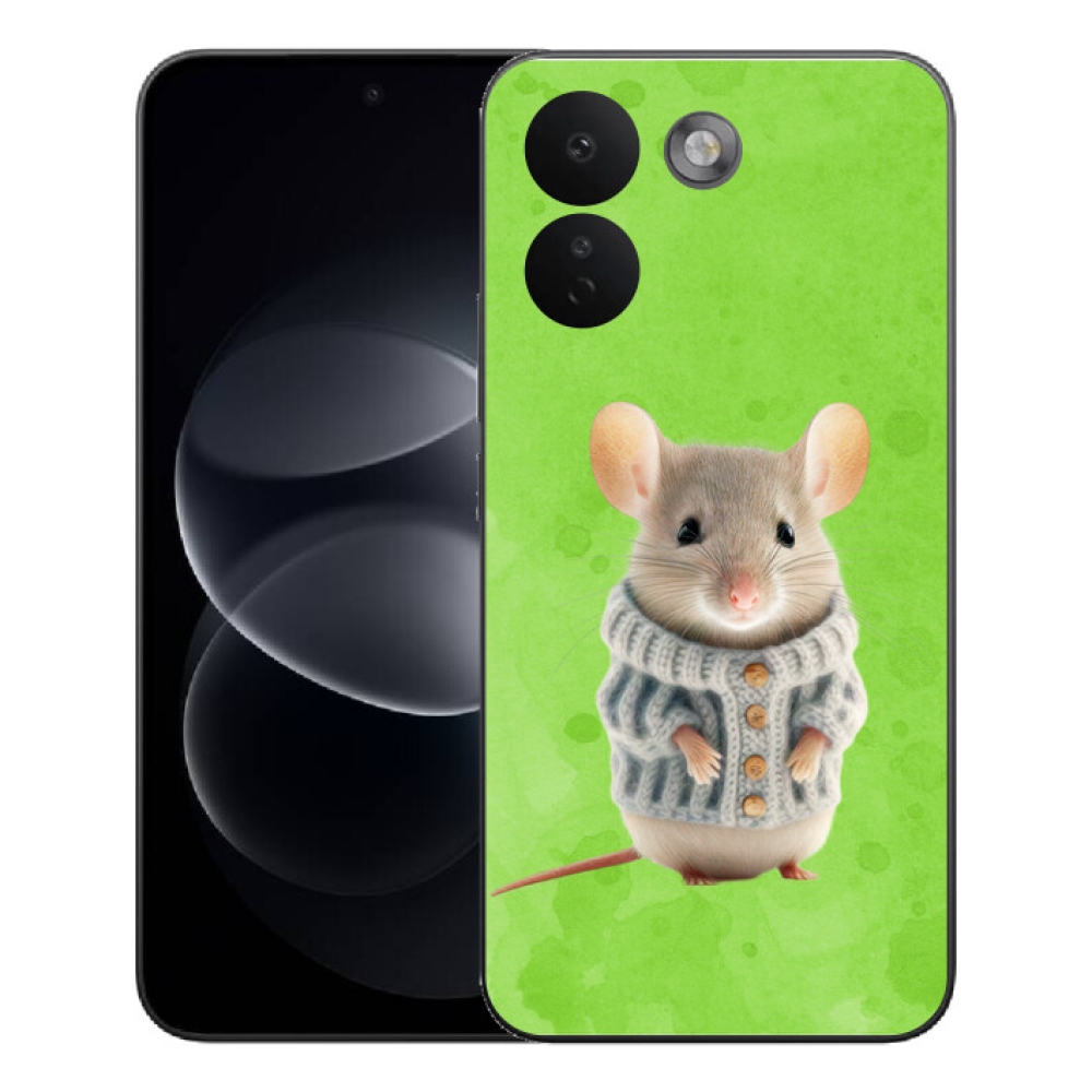 mmCase gél tok a Xiaomi Redmi Note 17 Pro Max 5G-hez – egér pulóverben