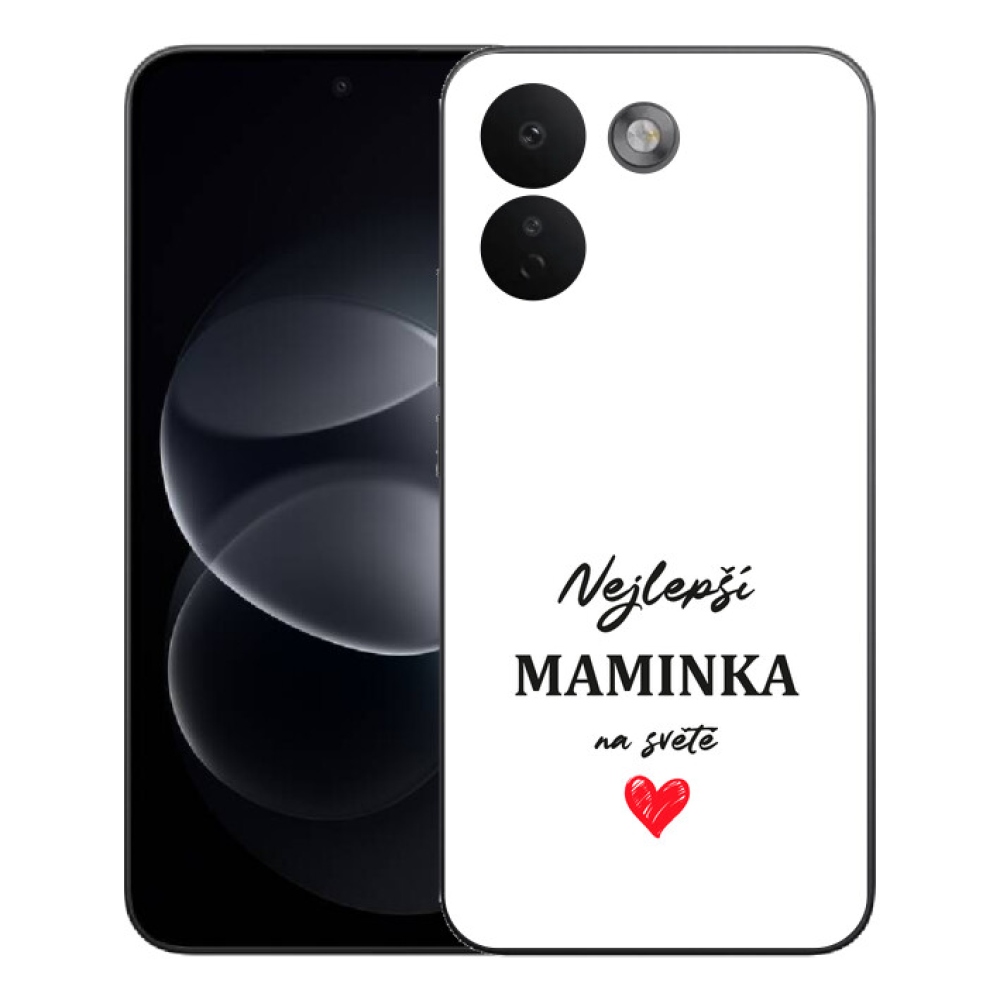 mmCase géltok a Xiaomi Redmi Note 17 Pro Max 5G-hez – „A legjobb anyuka” 1, fehér háttérrel