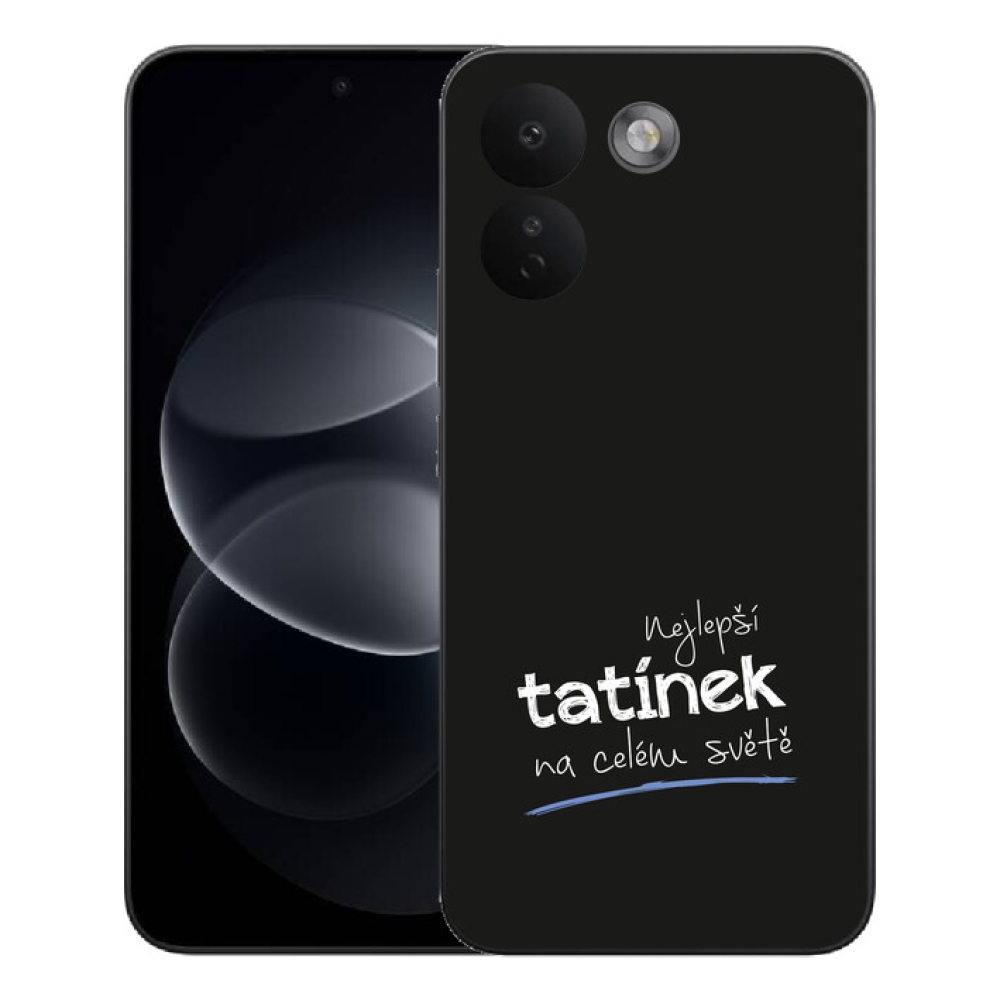 mmCase géltok a Xiaomi Redmi Note 17 Pro Max 5G-hez – „A legjobb apa” 4, fekete háttérrel