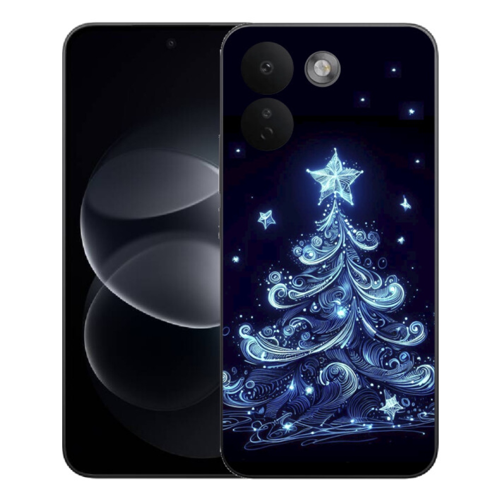 mmCase gél tok a Xiaomi Redmi Note 17 Pro Max 5G-hez – neon karácsonyfa 4
