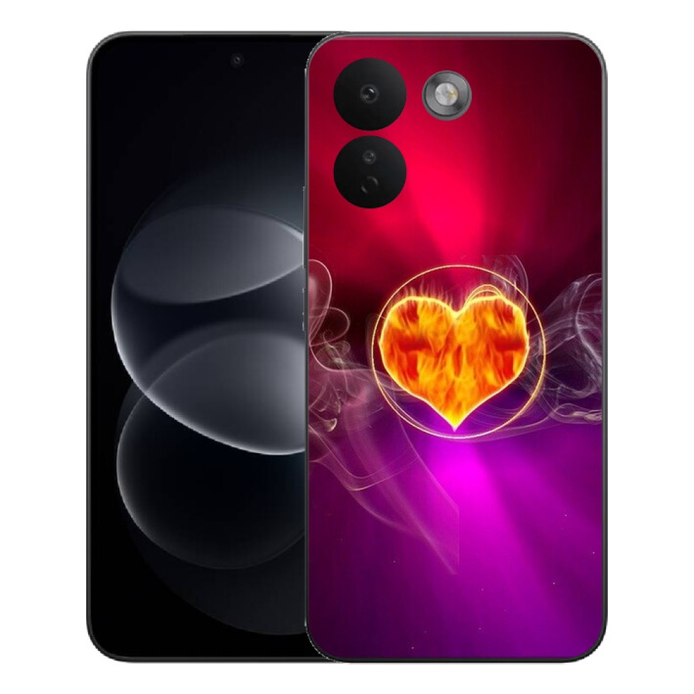 mmCase gél tok a Xiaomi Redmi Note 17 Pro Max 5G-hez – tüzes szív