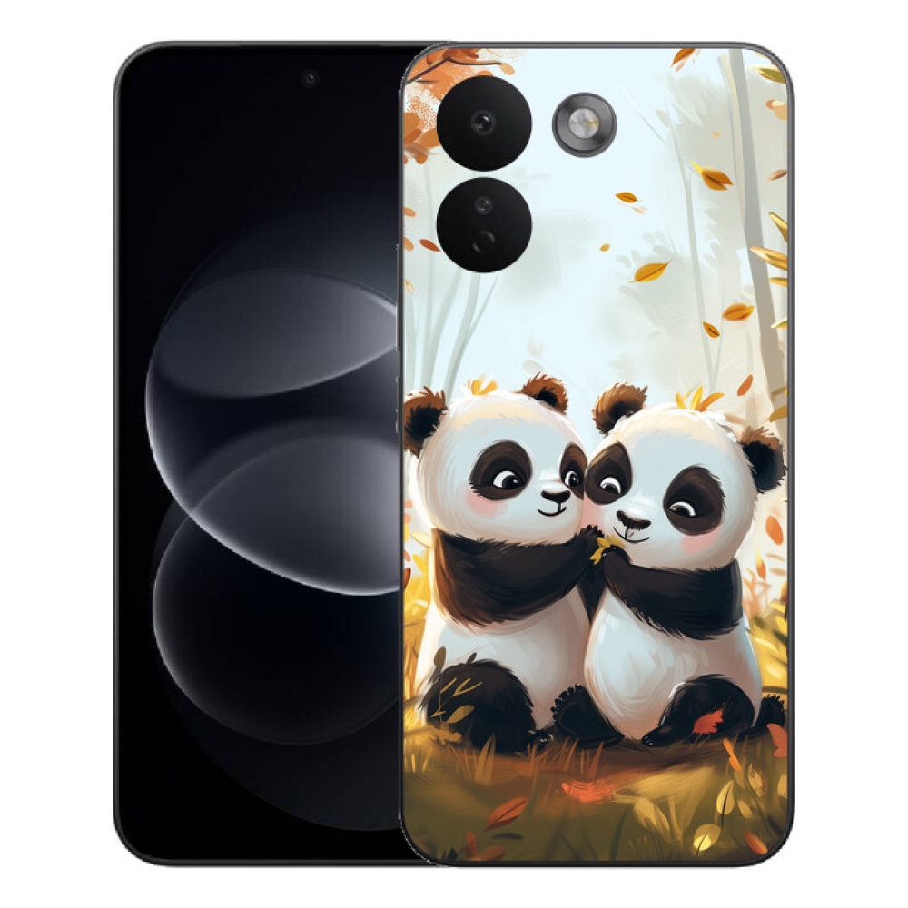 mmCase gél tok a Xiaomi Redmi Note 17 Pro Max 5G-hez – pandák
