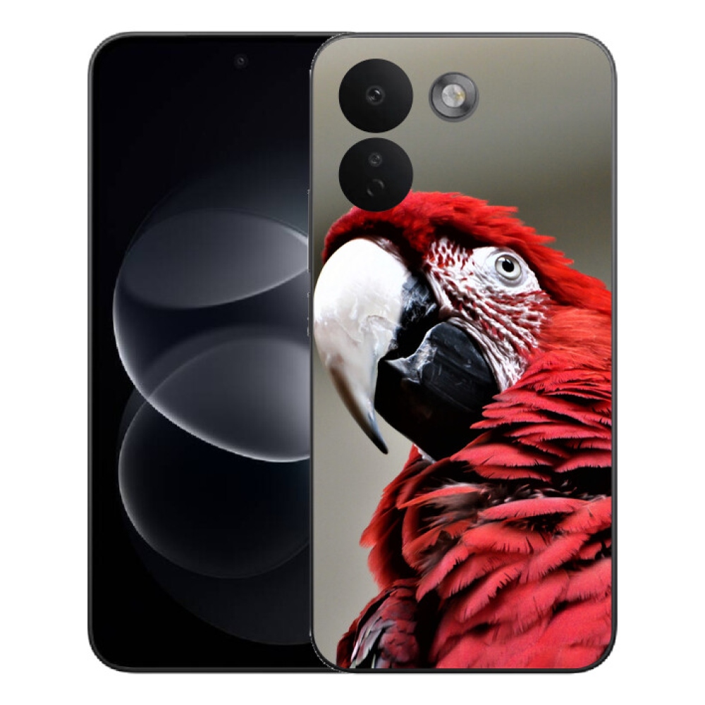 mmCase géltok a Xiaomi Redmi Note 17 Pro Max 5G-hez – vörös ara papagáj