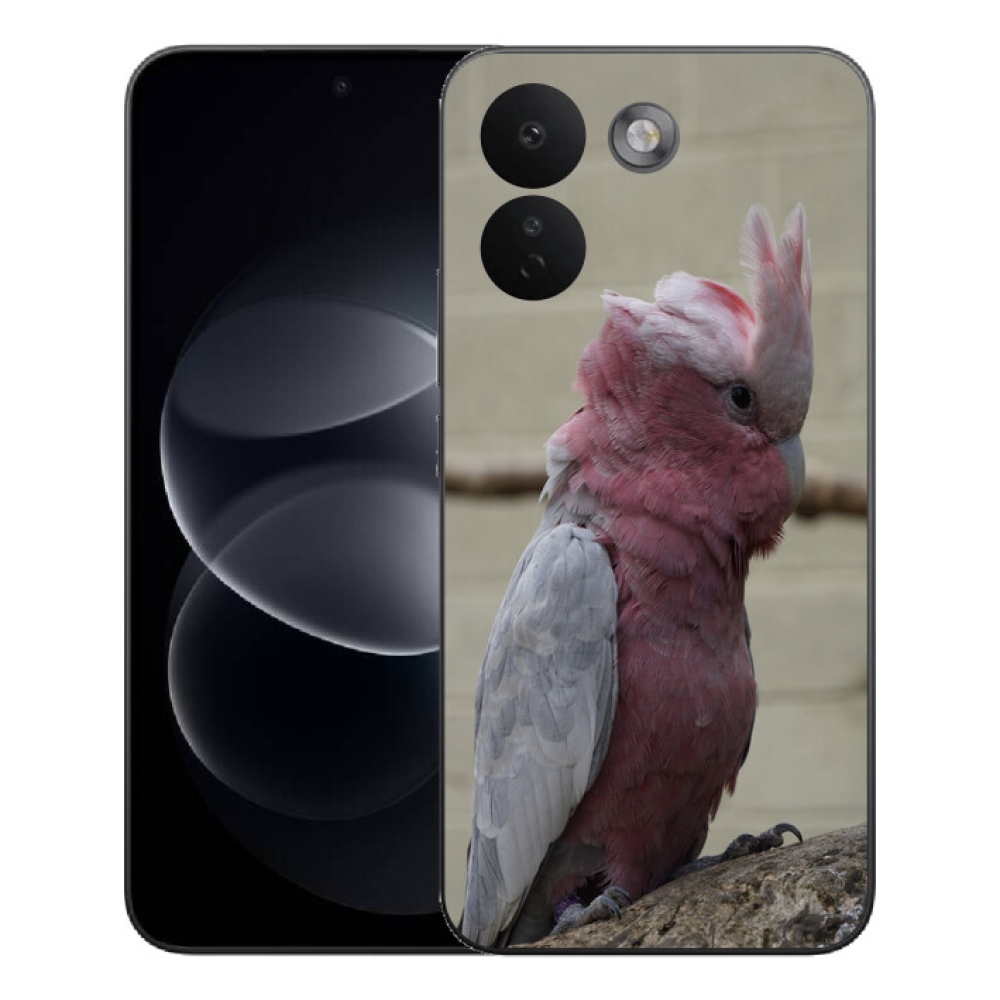 mmCase gél tok a Xiaomi Redmi Note 17 Pro Max 5G-hez – rózsaszín kakadu papagáj