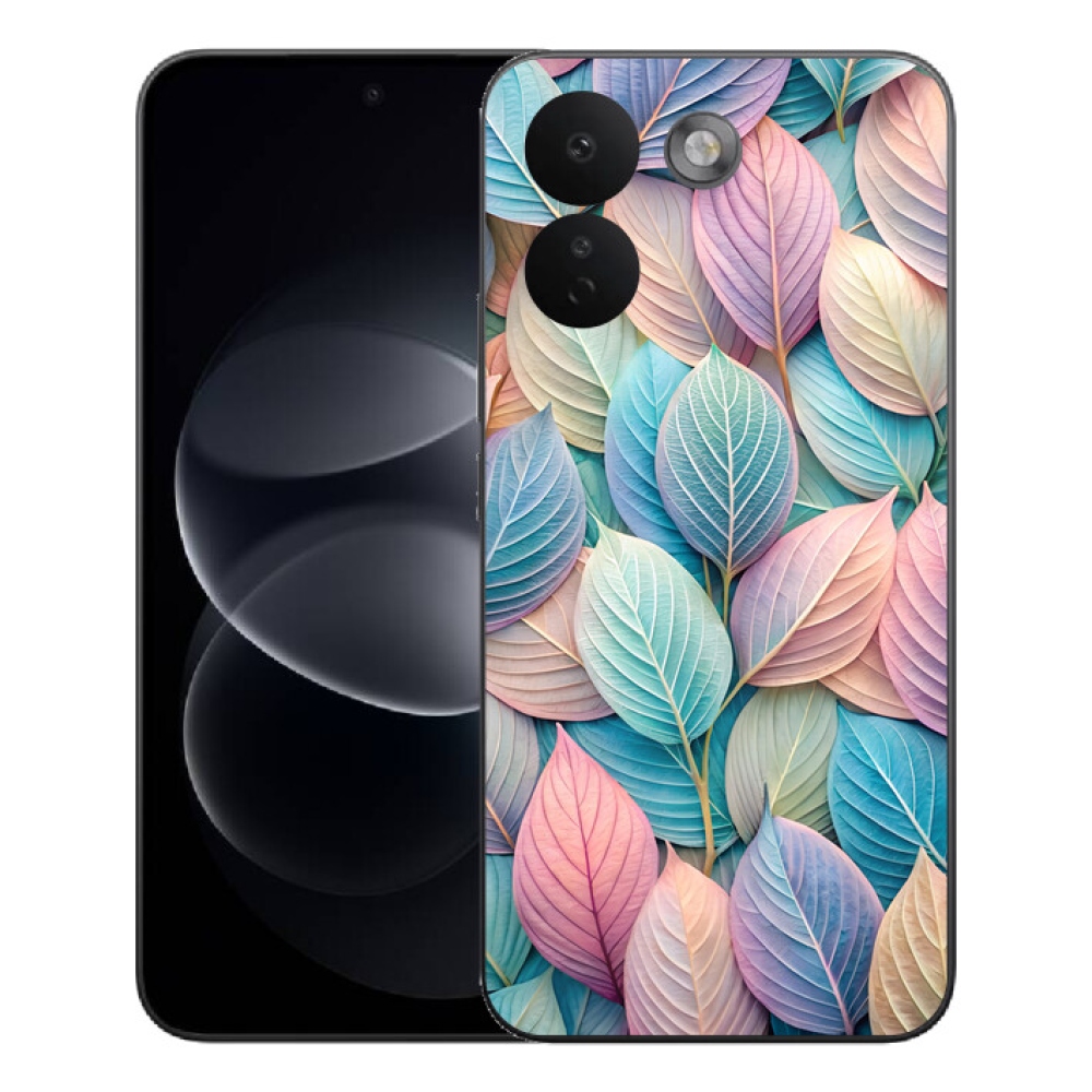 mmCase gél tok a Xiaomi Redmi Note 17 Pro Max 5G-hez – pasztell levelek